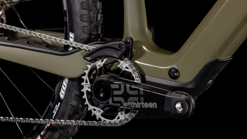 Cube AMS Hybrid One44 C:68X Super TM 400X Electric Bike 2025 Olive/Gold-2