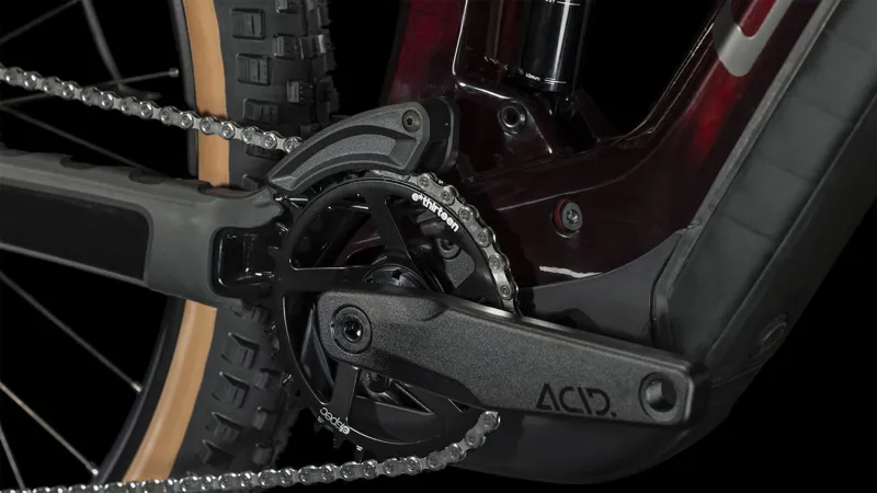 Cube Stereo Hybrid 140 HPC Race 750 Electric Mountain Bike  Liquid Red/Black-4