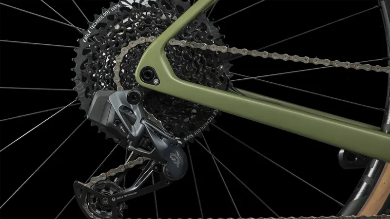 Cube Nuroad C:62 SLX Carbon Fibre Gravel Bike 2024 Olive/Green-6