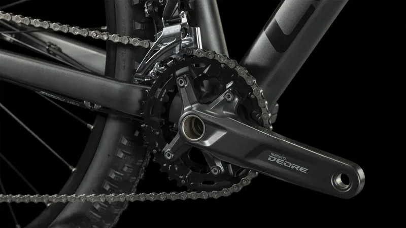 Cube Aim EX Hardtail Mountain Bike 2024 Grey/Red-4