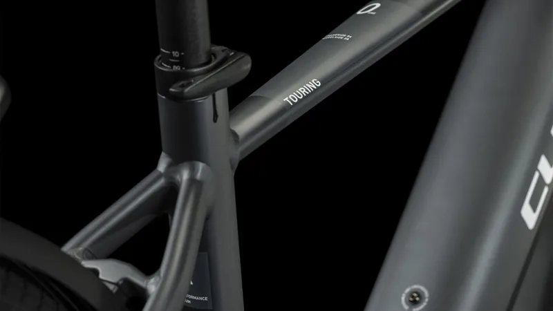 Cube Touring Hybrid One 500 Electric Hybrid Bike 2024 Grey/White-1