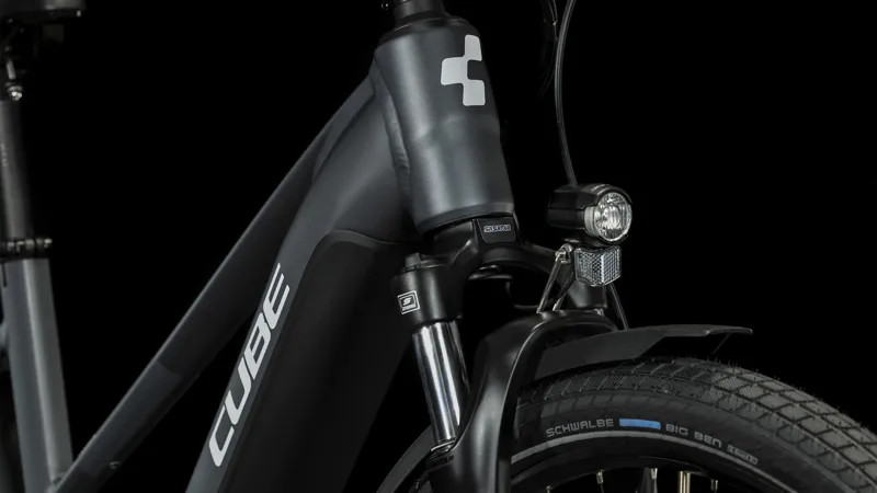 Cube Touring Hybrid One 500 Trapeze Electric Hybrid Bike 2024 Grey-3