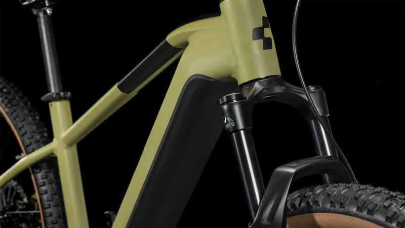 Cube Reaction Hybrid Race 750 Electric Mountain Bike Olive/Green-1