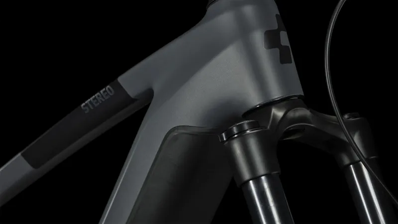 Cube Stereo Hybrid 140 HPC Race 750 Electric Bike 2024 Grey/Chrome-4