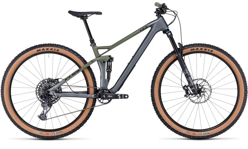 Cube Stereo One22 HPC TM Mountain Bike Flash Grey/Olive