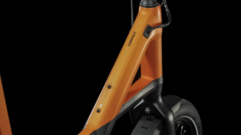 Cube Compact Sport Hybrid 500 Electric Hybrid Bike 2024 Black/Orange-1