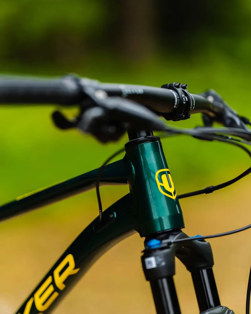 Mondraker Chrono DC R Down Country Hardtail Mountain Bike Green/Yellow-5