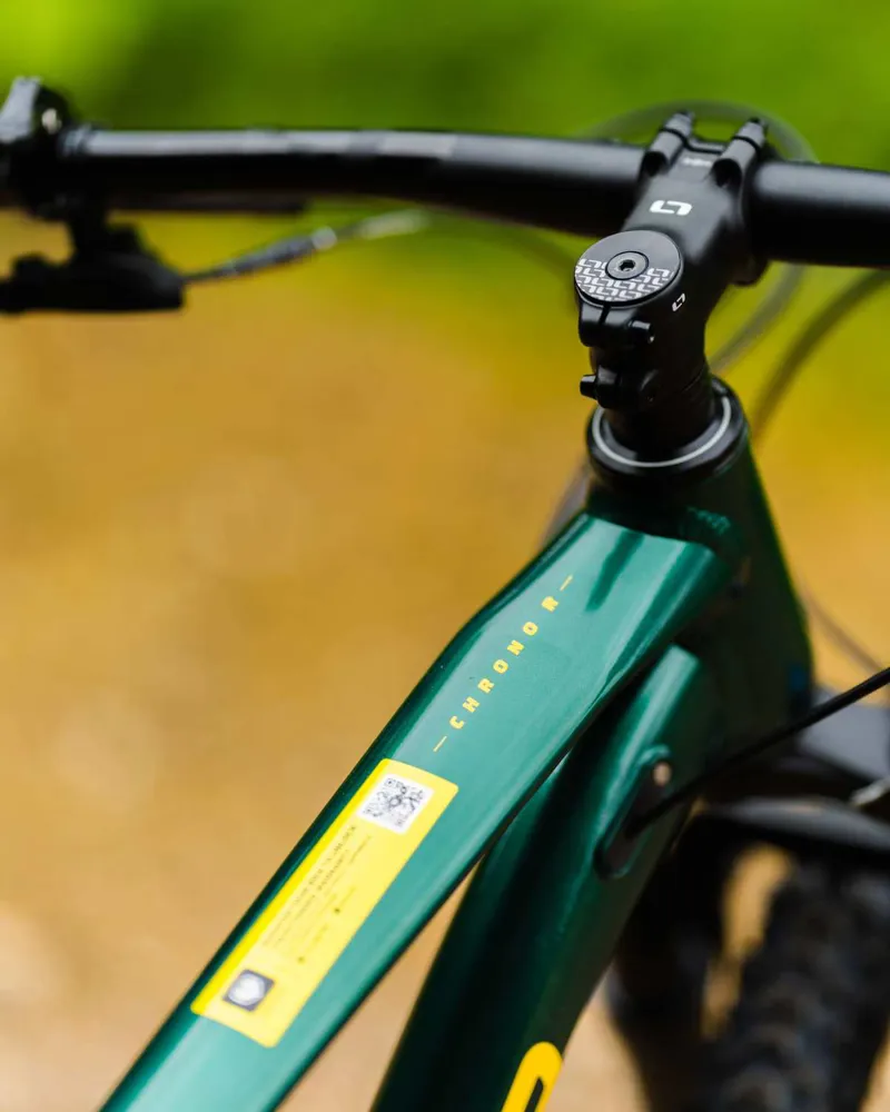 Mondraker Chrono DC R Down Country Hardtail Mountain Bike Green/Yellow-7