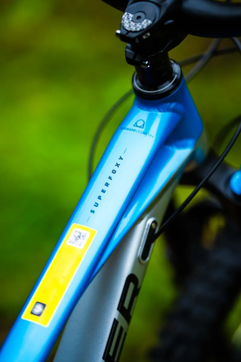 Mondraker Superfoxy Full Suspension Mountain Bike 2023 Silver/Blue-7