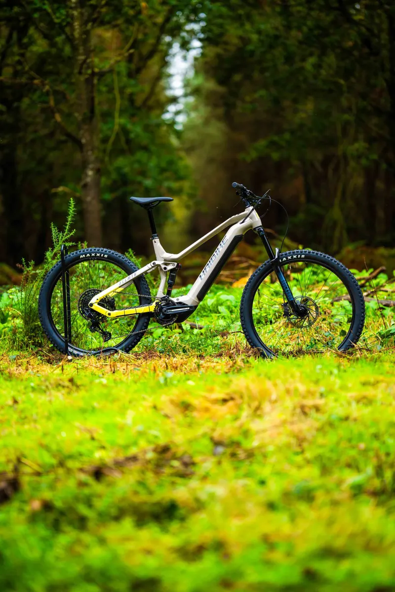 Haibike AllMtn 2 720wh Full Suspension Electric Mountain Bike Grey Lemon-1