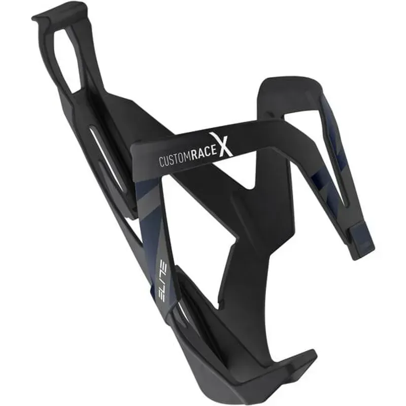 Elite Custom Race X Resin Bottle Cage Black/Blue