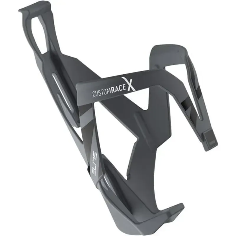 Elite Custom Race X Resin Bottle Cage Grey/Black