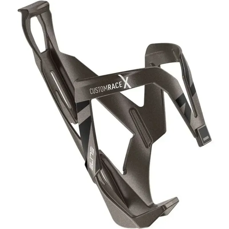 Elite Custom Race X Resin Bottle Cage Titanium/Black