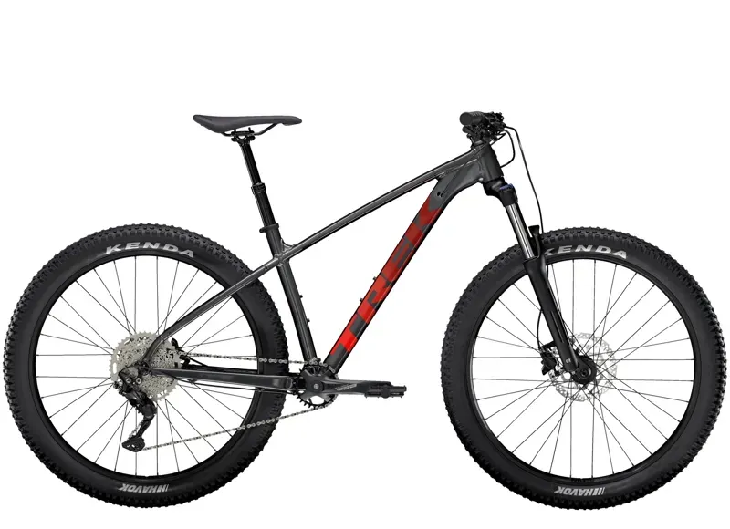 Trek Roscoe 6 Hardtail Mountain Bike Lithium Grey/Cobra Blood