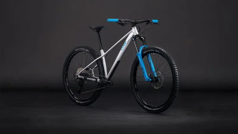 Cube Reaction TM One Hardtail Mountain Bike 2026 Raw Metal/Blue-6