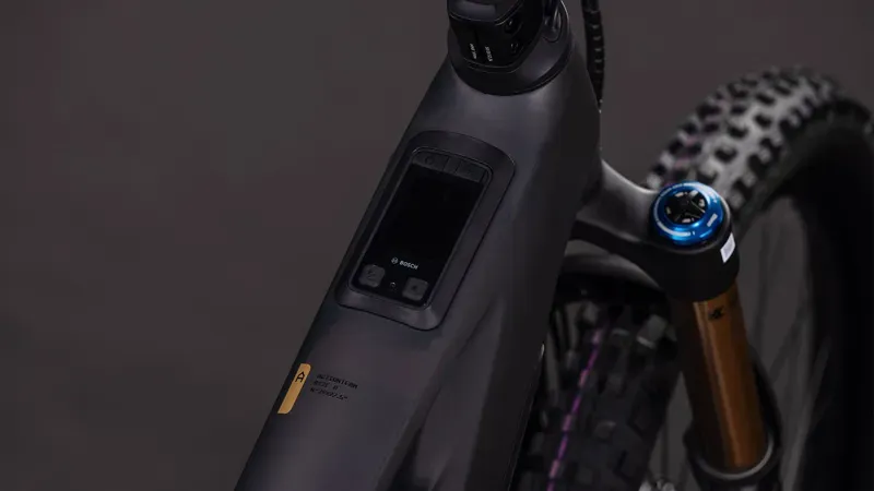 Cube Stereo Hybrid One77 HPC Action Team 800 Electric Bike 2026 Carbon/Gold-2