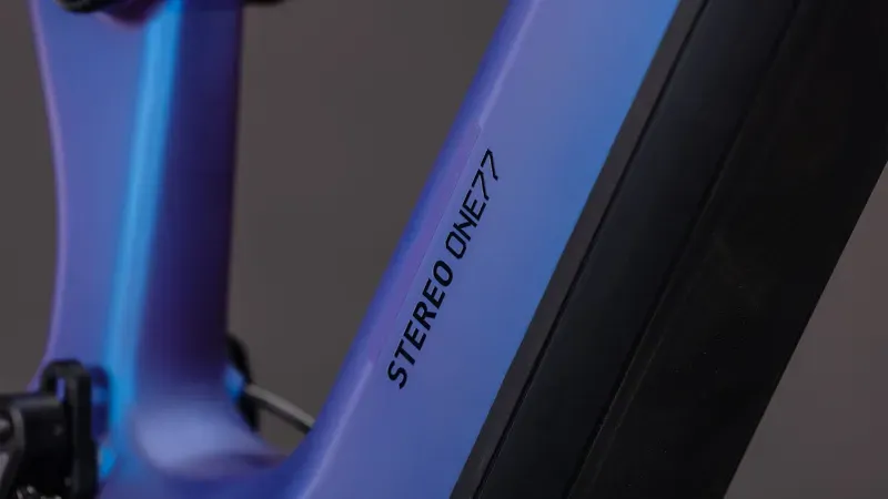 Cube Stereo Hybrid One77 HPC SLX 800 Electric Bike 2026 Blue Iris/Black-4