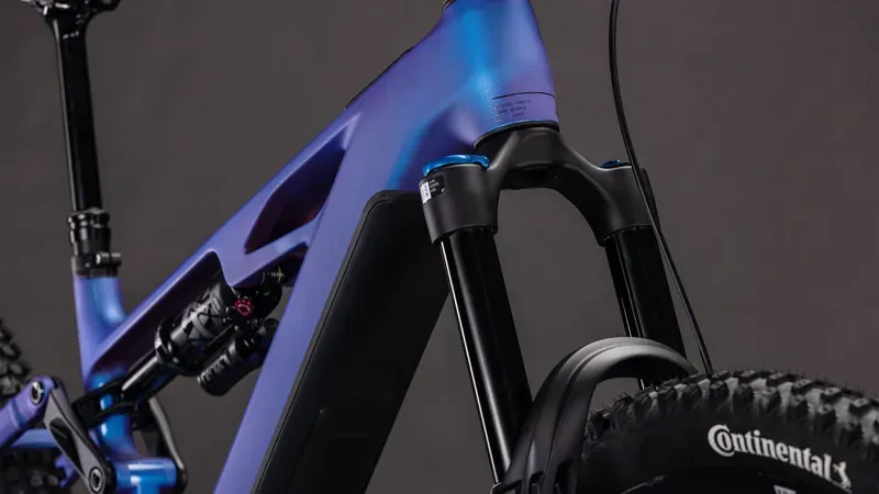 Cube Stereo Hybrid One77 HPC SLX 800 Electric Bike 2026 Blue Iris/Black-6