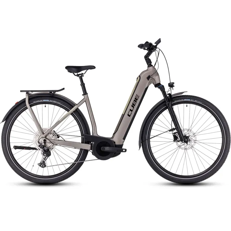 Cube Kathmandu Hybrid Pro 750 Electric Hybrid Bike in Flashstone 2024 EE XS