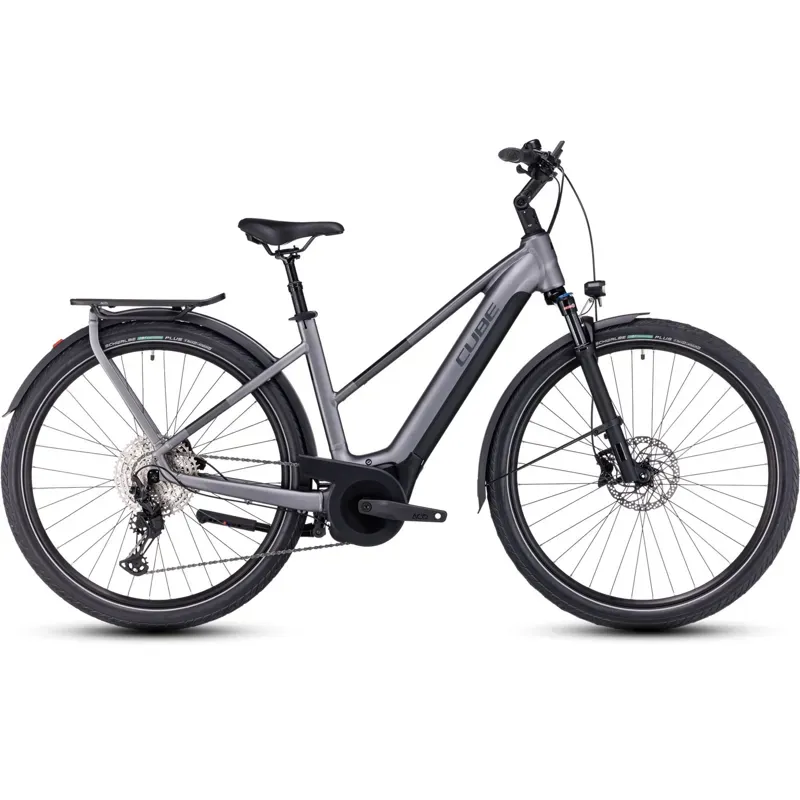 Cube Touring Hybrid EXC 625 Trapeze Electric Hybrid Bike Grey/Metal