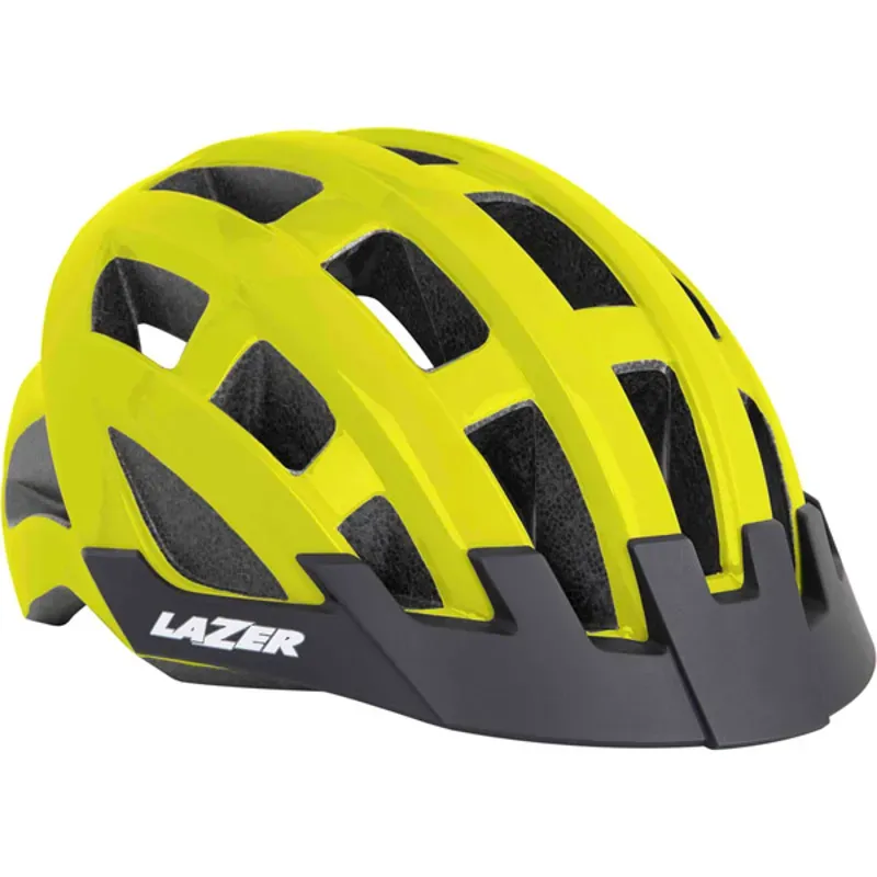 Lazer Compact 54-61cm Adult Helmet In Yellow