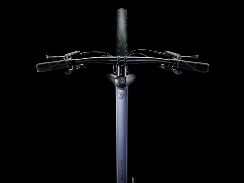 Trek Dual Sport 2 Hybrid Commuter Bike Galactic Grey-4