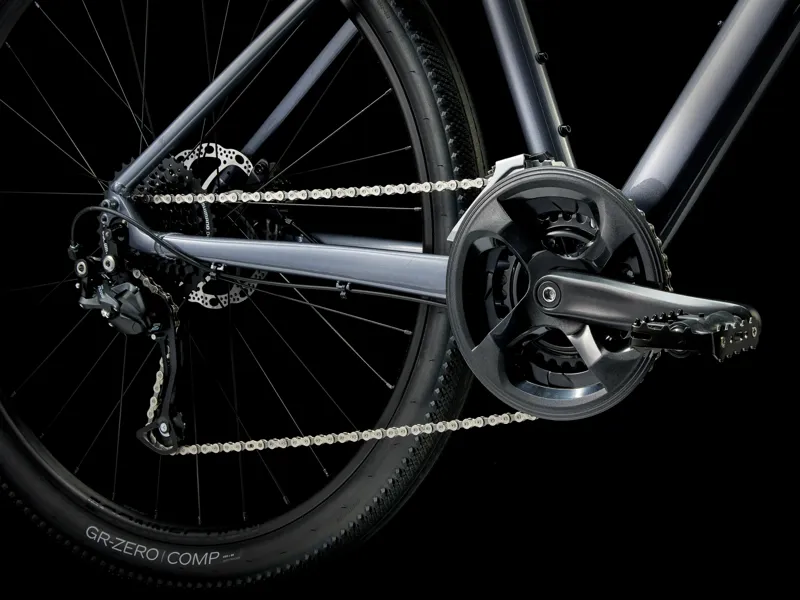 Trek Dual Sport 2 Hybrid Commuter Bike Galactic Grey-6