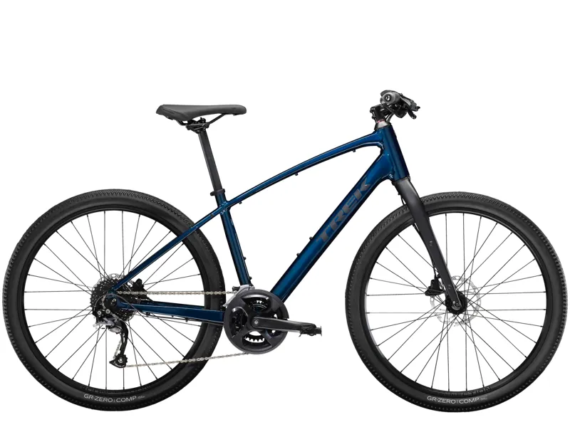 Trek Dual Sport 2 Hybrid Commuter Bike Mulsanne Blue