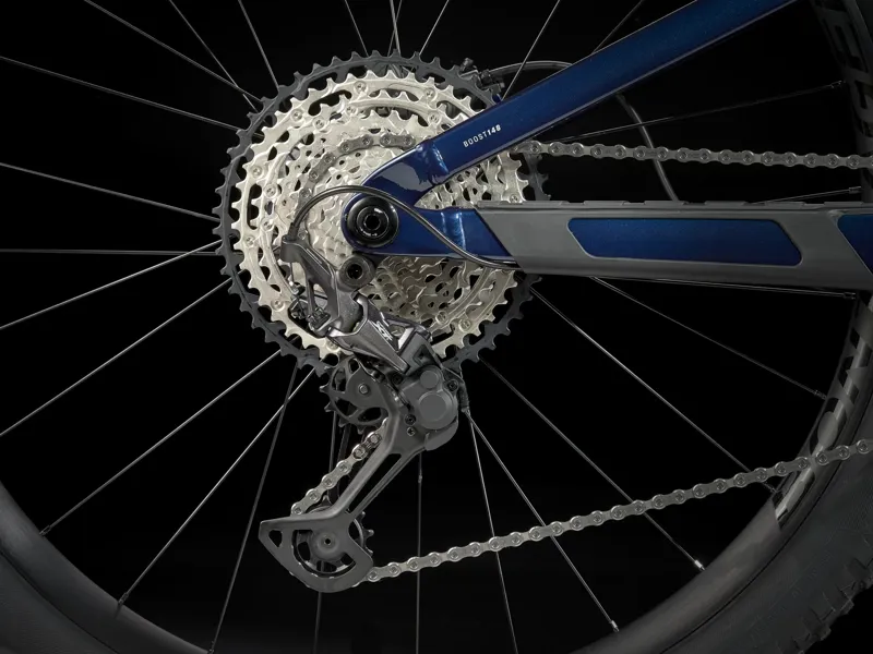 Trek Top Fuel 8 XT Full Suspension Mountain Bike Mulsanne Blue-3