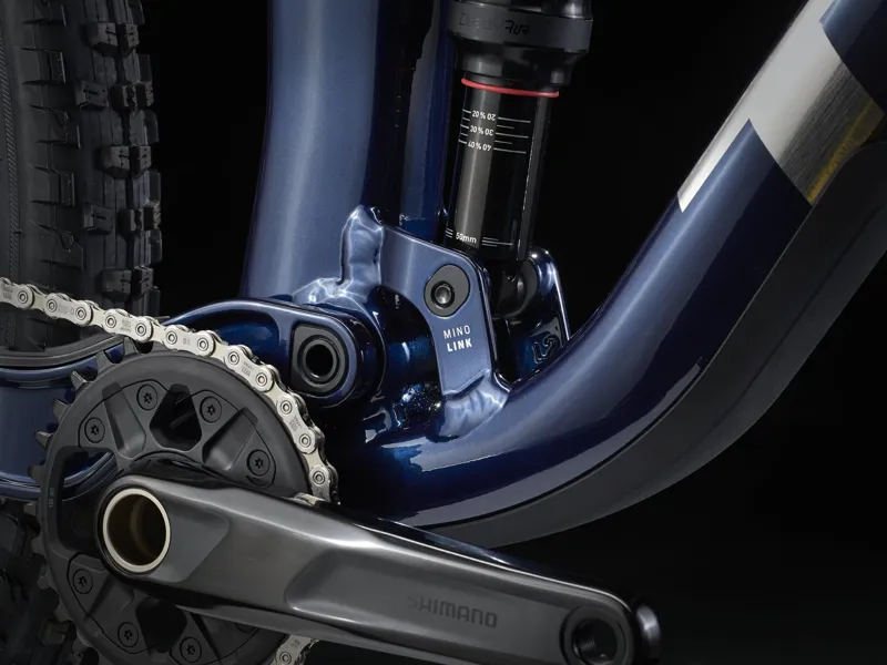 Trek Top Fuel 8 XT Full Suspension Mountain Bike Mulsanne Blue-6