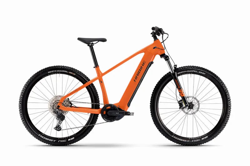 Haibike AllTrack 6 29 720wh Electric Mountain Bike Papaya/Titanium