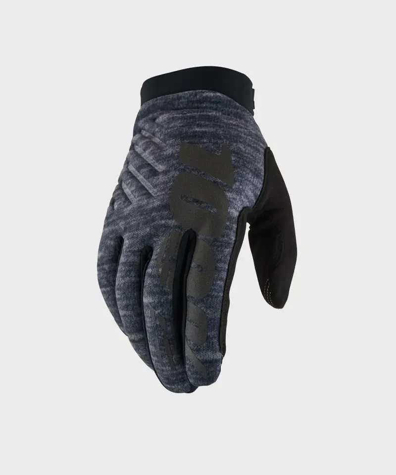 100% Brisker Cold Weather Glove Heather Grey-1
