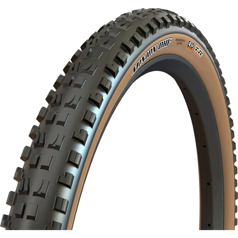 Maxxis Minion DHF 60TPI 27.5x2.3 Folding Tubeless Tyre Tan Wall