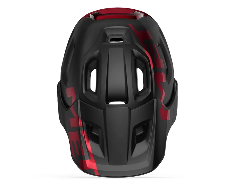 MET Roam MIPs Trail Enduro Mountain Bike Helmet Black/Metallic Red-3