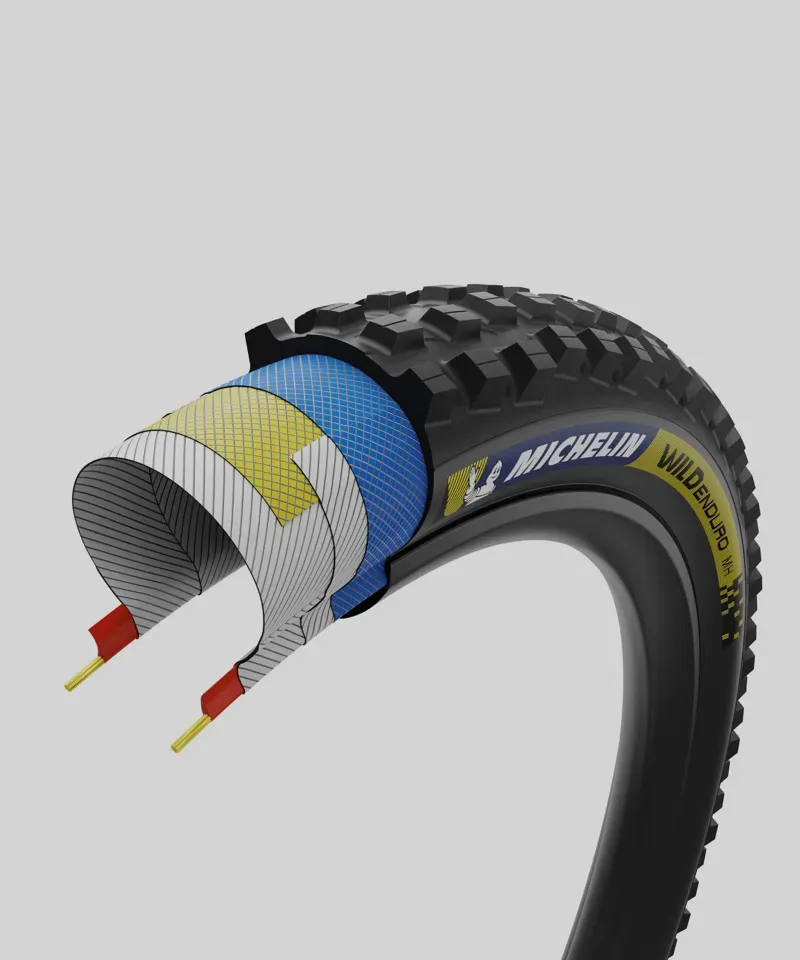 Michelin Wild Enduro Mixed Hard Racing Line Tyre Blue/Yellow 29 2.50-1