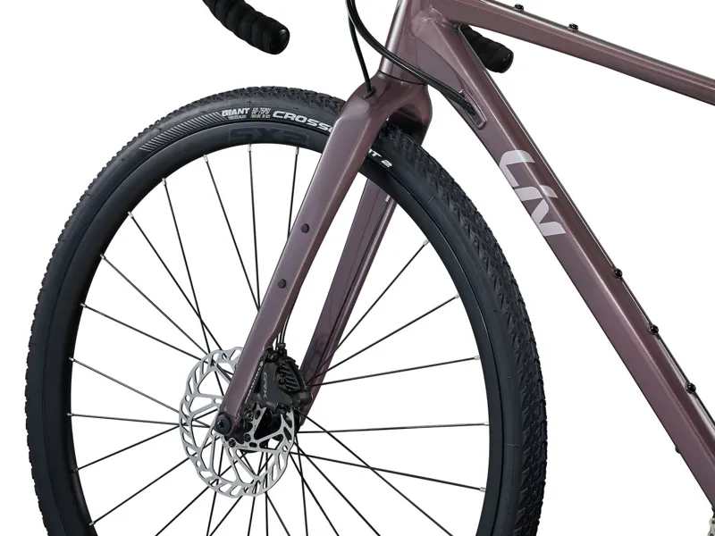 Liv Devote 1 Womens Gravel Bike Charcoal Plum-3