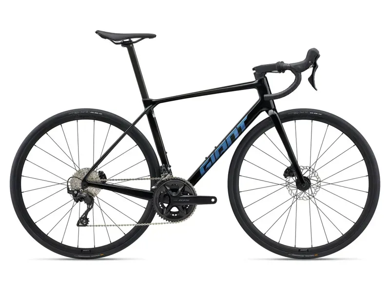 Giant TCR Advanced 2 Carbon Road Bike 2025 Gloss Carbon/Electron Blue