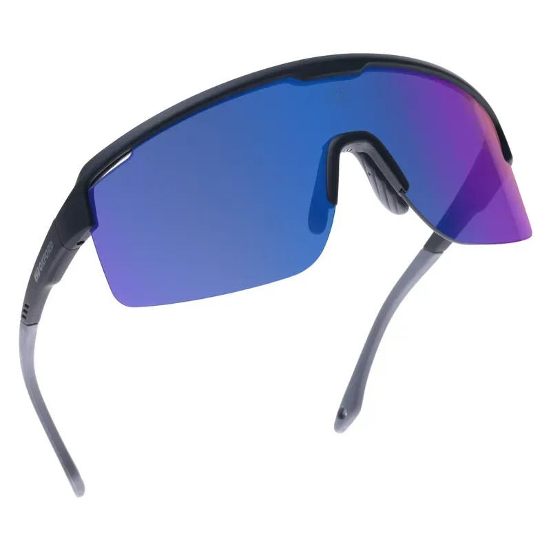 Oxford Pave Sunglasses Black/Blue Mirror Lens-1