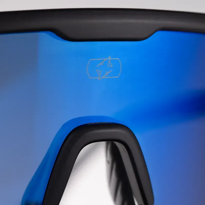 Oxford Pave Sunglasses Black/Blue Mirror Lens-2