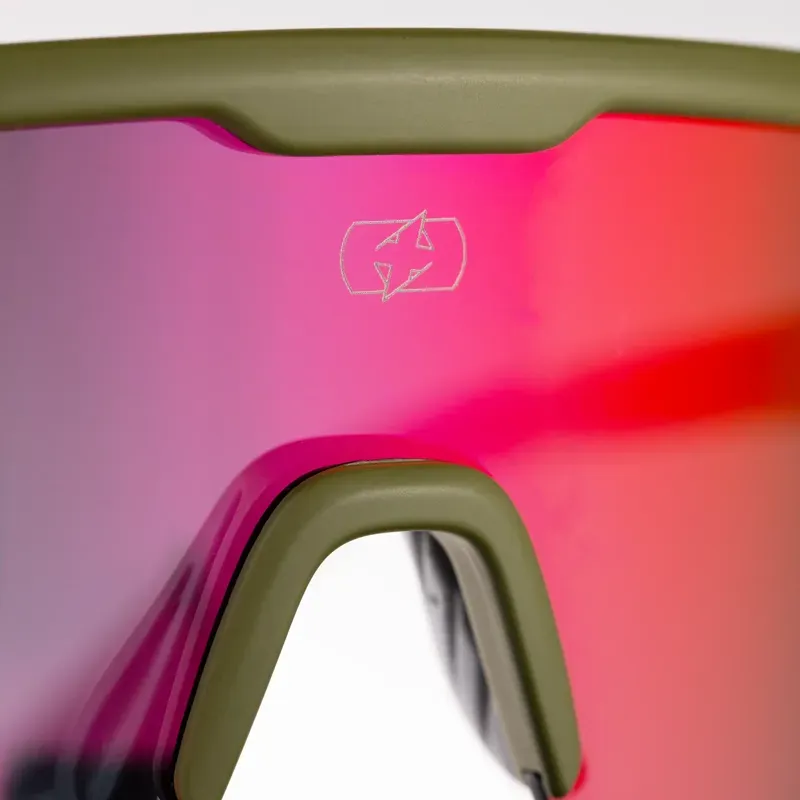 Oxford Pave Sunglasses Green/Orange Mirror Lens-2