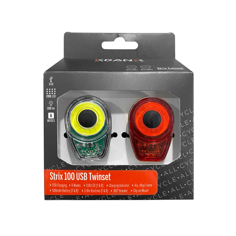 KranX Strix 100 USB Rechargeable Lightset-2