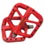 Kranx Trail Bright Nylon Platform Pedals Red