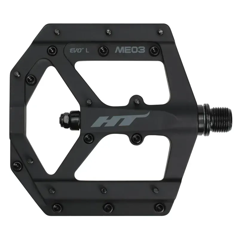 HT Components ME03 Magnesium Pedals in Stealth Black