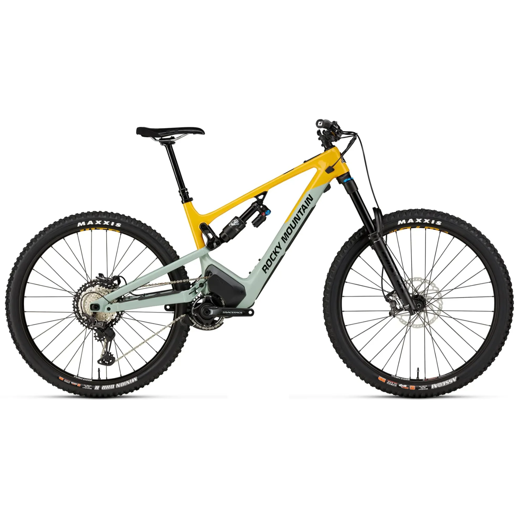 Rocky Mountain Altitude Powerplay C70 Electric Bike Blue/Yellow
