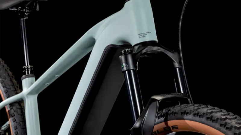 Cube Reaction Hybrid Race 800 Electric Mountain Bike 2025 Desert Green/Prism-1