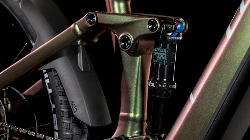 Cube Stereo Hybrid One44 EXC 800 Electric Bike 2025 Stellar/Shiftiris-2