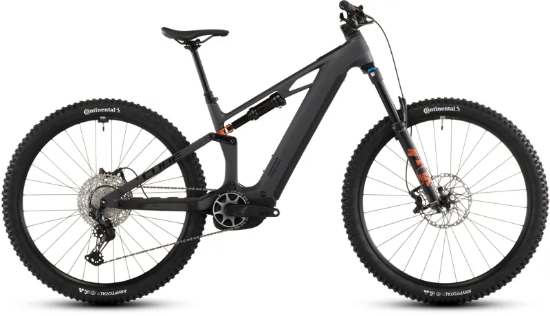 Cube Stereo Hybrid One44 HPC SLX 800 Electric Bike 2026 Slab Grey/Orange 