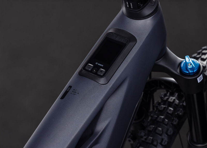 Cube Stereo Hybrid One44 HPC SLX 800 Electric Bike 2026 Slab Grey/Orange -1