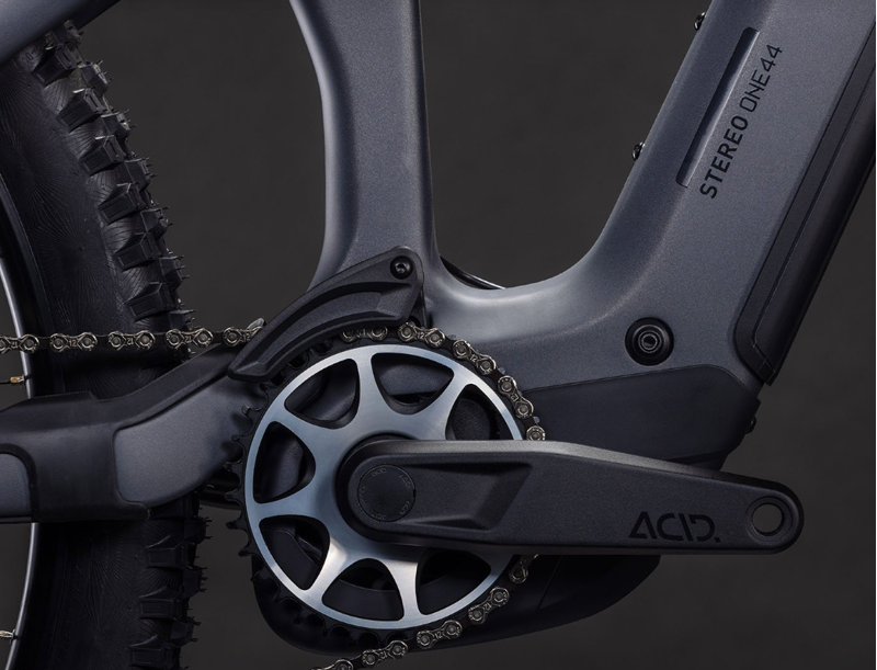 Cube Stereo Hybrid One44 HPC SLX 800 Electric Bike 2026 Slab Grey/Orange -2