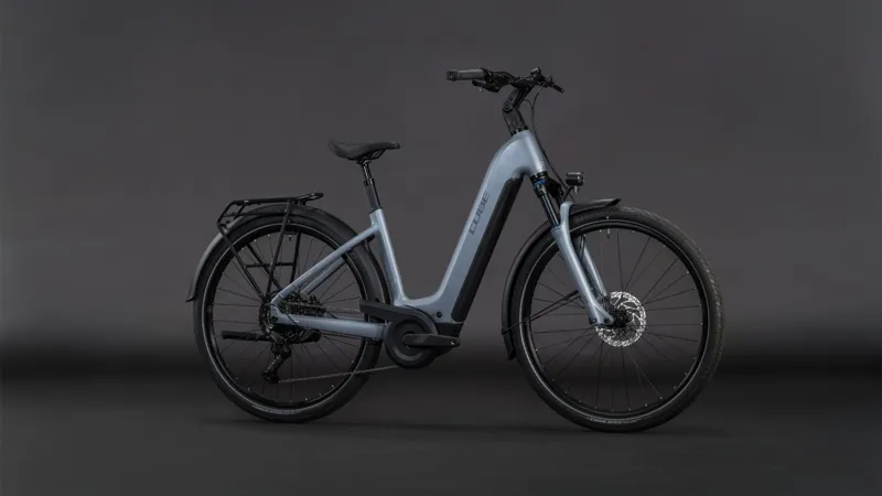Cube Touring Hybrid Pro 800 Easy Entry Electric Bike 2026 Grey-6